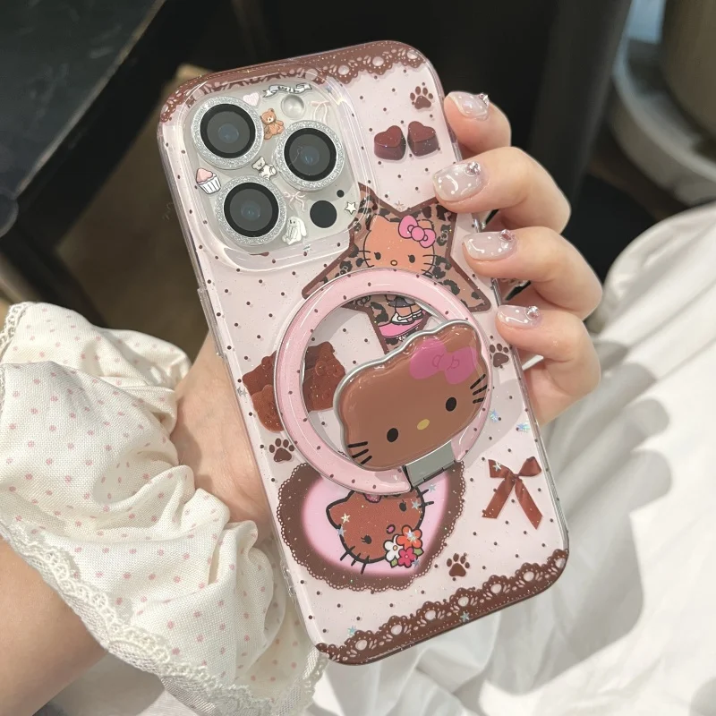 Cute Love Heart chocolate Hello Kitty Star Magsafe Wireless Charge Phone Case For iPhone 13 14 15 16 Pro Max KT Magnetic Holder
Cute Love Heart chocolate Hello Kitty Star Magsafe Wireless Charge Phone Case For iPhone 13 14 15 16 Pro Max KT Magnetic Holder