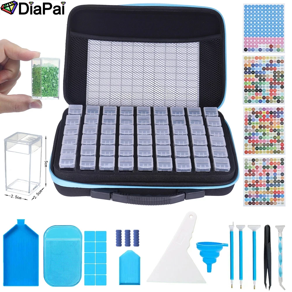 Набор инструментов для алмазной живописи, 54 отделения, идеальный подарок
Набор инструментов для алмазной живописи, 54 отделения, идеальный подарок
