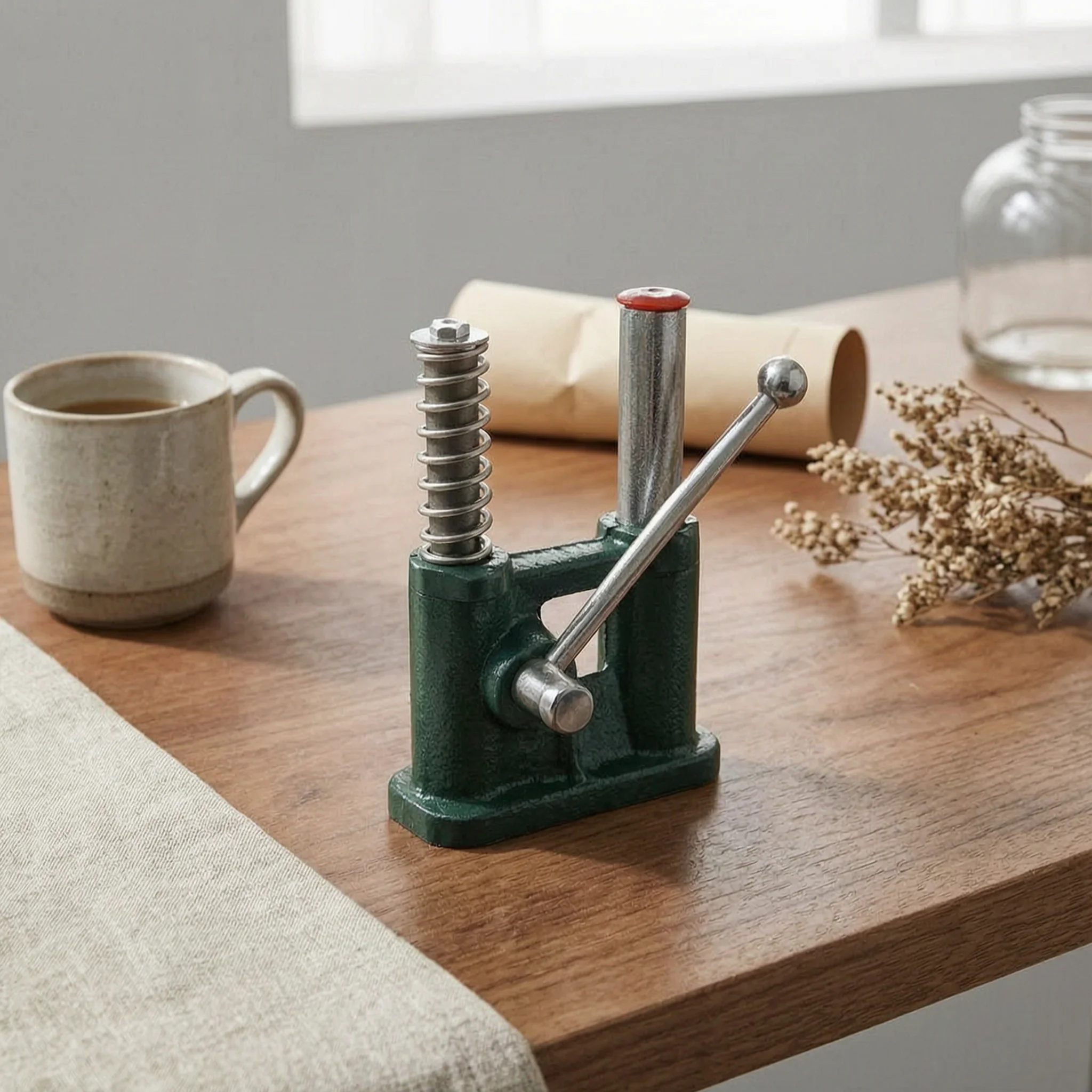 Button Press Machine Spring-Loaded Manual Press Machine Craft Tool Tabletop Diy for Crafters, Studios
Button Press Machine Spring-Loaded Manual Press Machine Craft Tool Tabletop Diy for Crafters, Studios