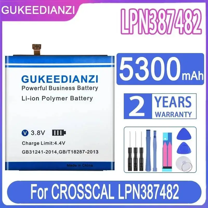Высокопроизводительная батарея для мобильного телефона с длительным сроком службы для Crosscal LPN387482 5300 мАч
Высокопроизводительная батарея для мобильного телефона с длительным сроком службы для Crosscal LPN387482 5300 мАч