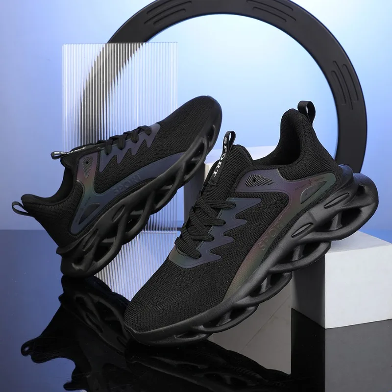 Summer Men's Mesh Sports Shoes Fashion Lace Up Casual Sneakers Cushioning Breathable Outdoor Running Shoes for Men Zapatillas
Summer Men's Mesh Sports Shoes Fashion Lace Up Casual Sneakers Cushioning Breathable Outdoor Running Shoes for Men Zapatillas