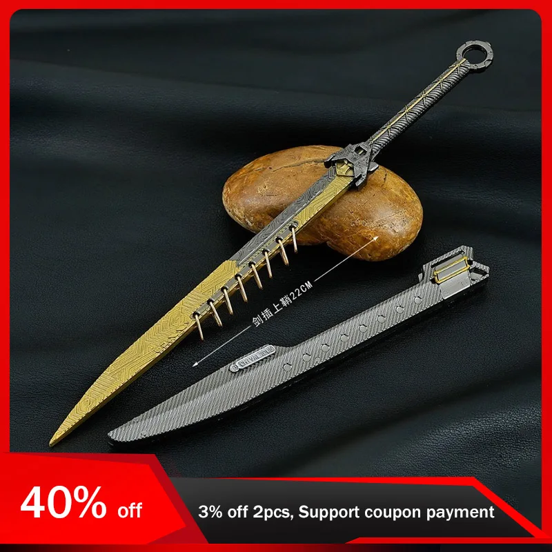 22cm/8.66in Breaking Through Katana Short Sword Game Peripherals Display Collectible Model Props With Sheath Ornaments Toys Gift
22cm/8.66in Breaking Through Katana Short Sword Game Peripherals Display Collectible Model Props With Sheath Ornaments Toys Gift