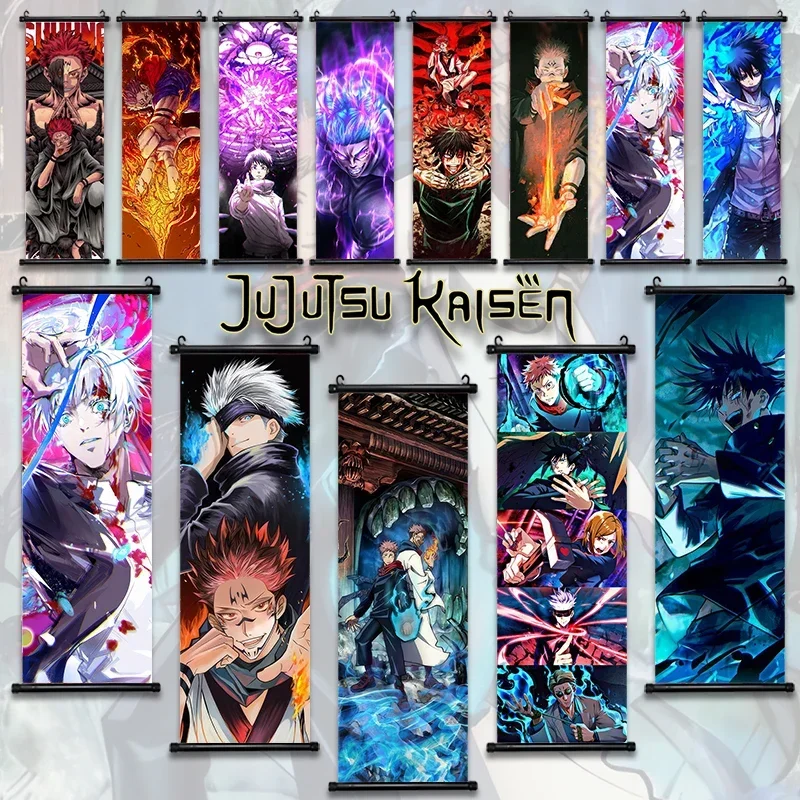 Anime J-Jujutsu Kaisen Character Gojo Satoru Room Home Decoration Mural Gift Hanging Scroll Print Canvas Poster Painting Decor
Anime J-Jujutsu Kaisen Character Gojo Satoru Room Home Decoration Mural Gift Hanging Scroll Print Canvas Poster Painting Decor