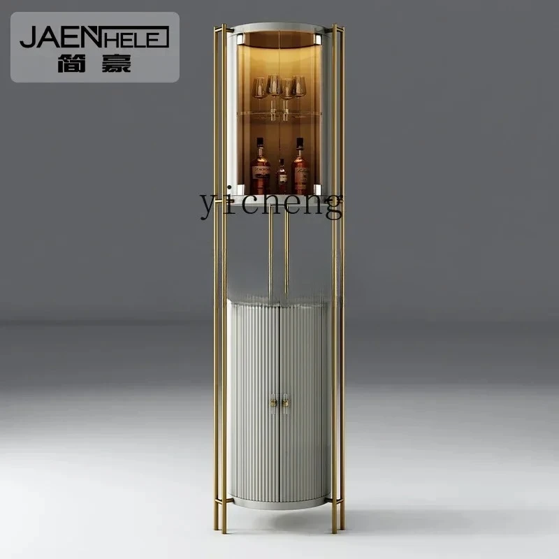 X6-1 round wine cabinet display cabinet modern light luxury solid wood corner wall high cabinet
X6-1 round wine cabinet display cabinet modern light luxury solid wood corner wall high cabinet