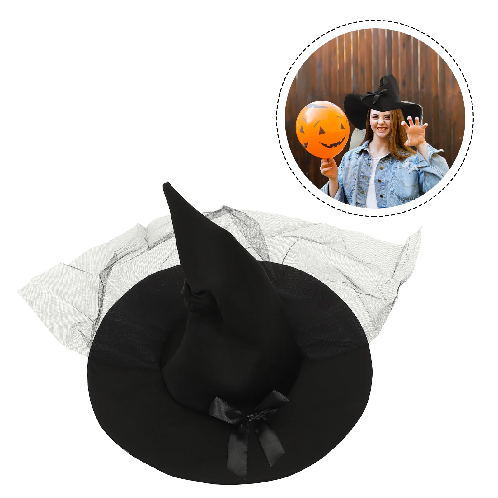 Wizard Hat Party Magician Festival Witches Costume Halloween Hats with Bow Accessories Portable Wizard's
Wizard Hat Party Magician Festival Witches Costume Halloween Hats with Bow Accessories Portable Wizard's