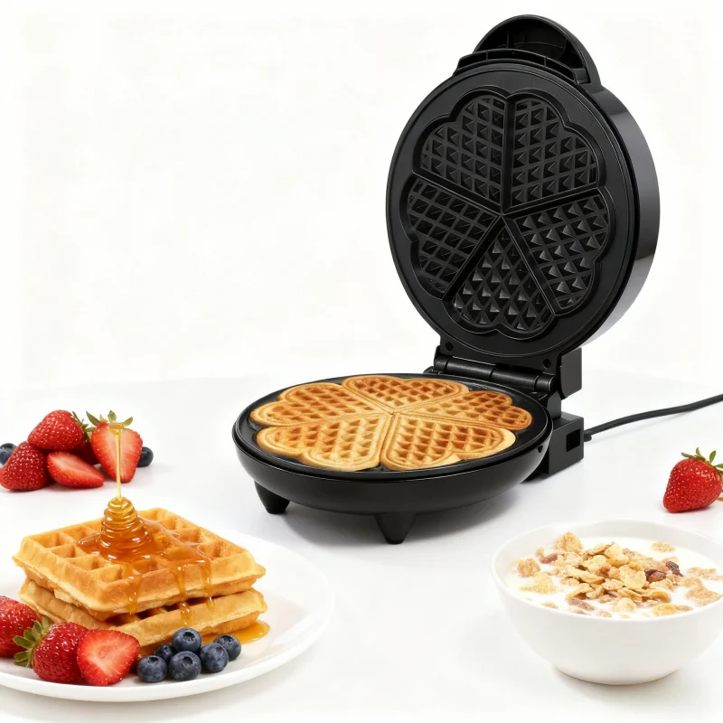 Triangular Heart Cake Breakfast Maker Waffle Machine
