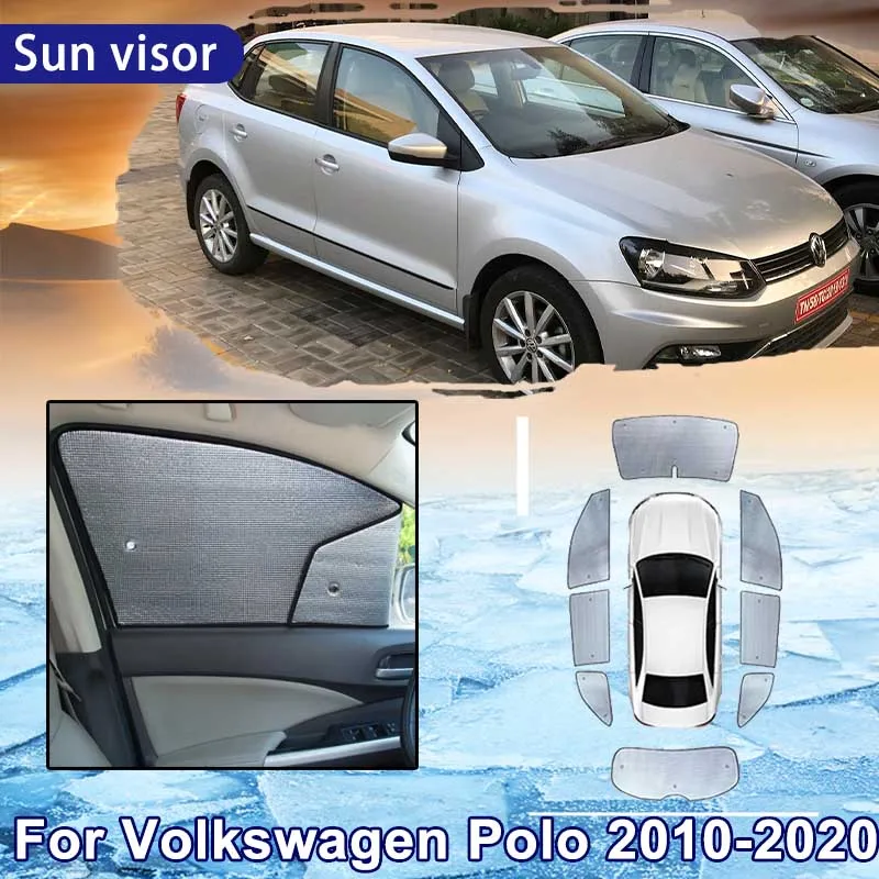 Автомобильный солнцезащитный козырек для Volkswagen VW Polo Vento Ameo Mk5 2010 ~ 2020, автомобильный козырек с полным покрытием, солнцезащитное стекло, боковое окно, козырек, охлаждение
Автомобильный солнцезащитный козырек для Volkswagen VW Polo Vento Ameo Mk5 2010 ~ 2020, автомобильный козырек с полным покрытием, солнцезащитное стекло, боковое окно, козырек, охлаждение