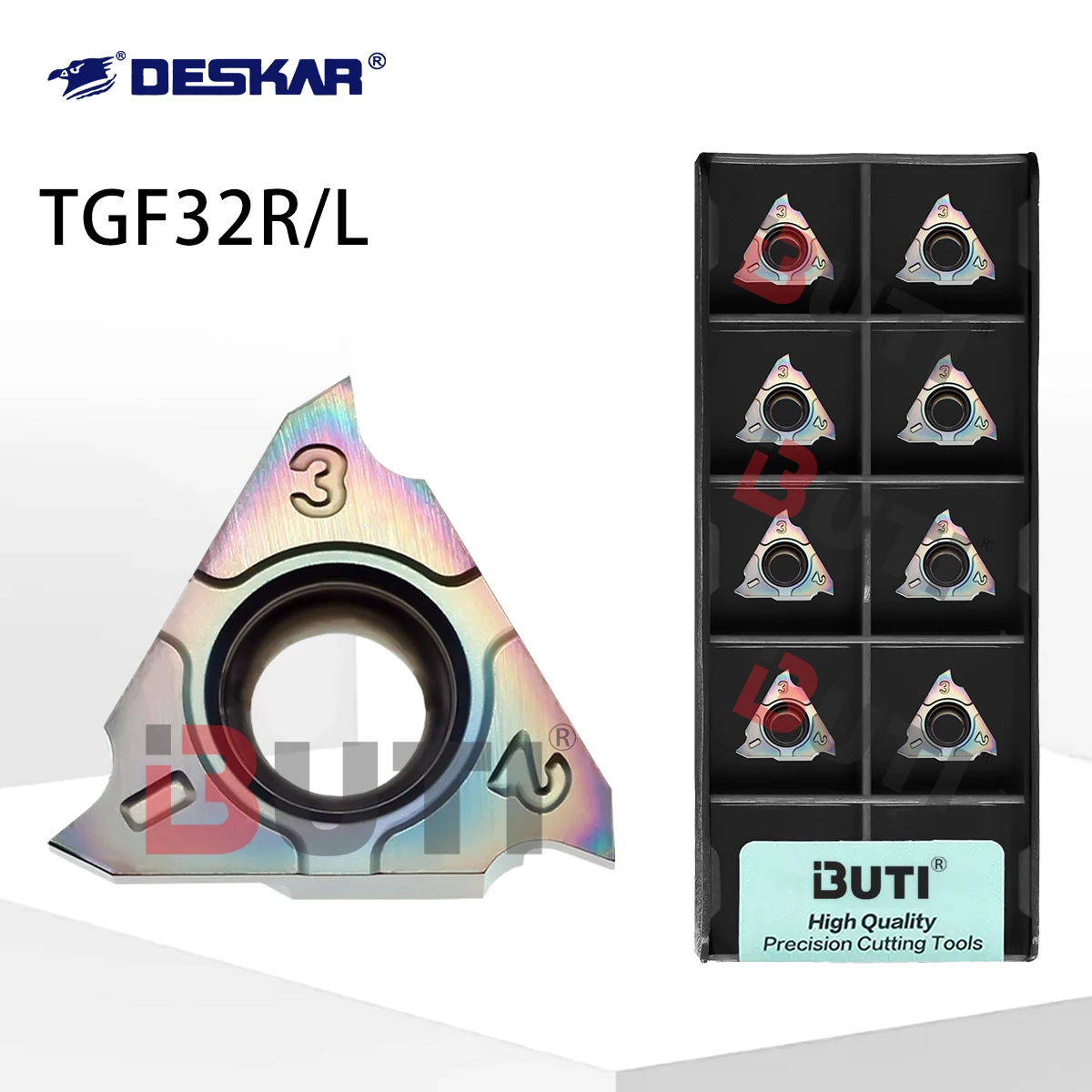 TGF32R/L100 TGF32R/L300 Color Vertical Shallow Groove Blade CNC Lathe Hard Alloy Slotting Blade TGF32R/L Series Slottings Blades
TGF32R/L100 TGF32R/L300 Color Vertical Shallow Groove Blade CNC Lathe Hard Alloy Slotting Blade TGF32R/L Series Slottings Blades