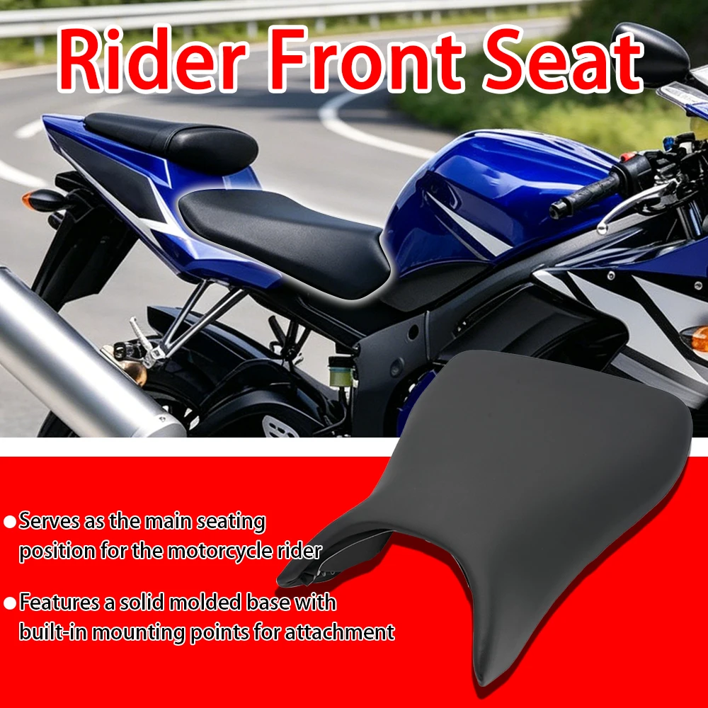 Motorcycle Black PU Front Rider Seat Saddle Pad Fit For Yamaha YZF R6 2003 - 2005 YZF R6S 2006 - 2009 Direct Mount Seat Cushion
Motorcycle Black PU Front Rider Seat Saddle Pad Fit For Yamaha YZF R6 2003 - 2005 YZF R6S 2006 - 2009 Direct Mount Seat Cushion