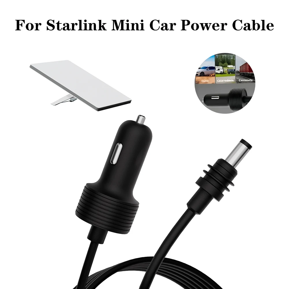 Starlink Mini Power Cable Cigarette Lighter Adapter Car Charger Power Cord 3m Male to Lighter Plug Step Up converter Accessories
Starlink Mini Power Cable Cigarette Lighter Adapter Car Charger Power Cord 3m Male to Lighter Plug Step Up converter Accessories