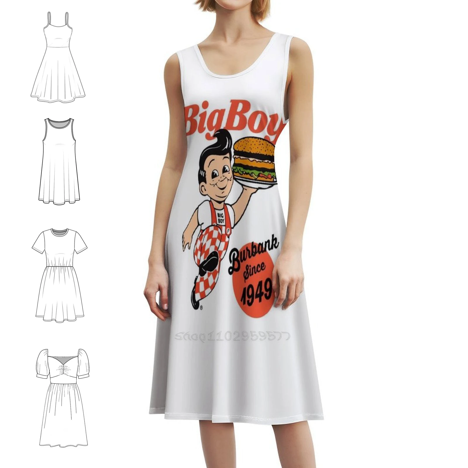 Bob'S Big Boy Burger Burbank с 1949 года, сексуальное платье для отпуска для женщин, мини-платье для пляжной вечеринки, дня рождения, Burger Bobs Big Boy
Bob'S Big Boy Burger Burbank с 1949 года, сексуальное платье для отпуска для женщин, мини-платье для пляжной вечеринки, дня рождения, Burger Bobs Big Boy