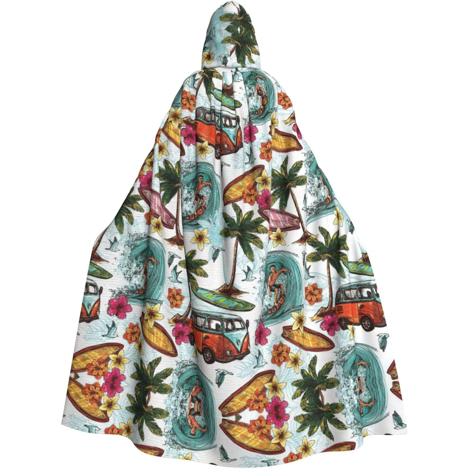 Гавайский серфер на волнистым принтом, накидка с капюшоном для взрослых, карнавальная праздничная накидка, халат для косплея, костюм для вечеринки, готический карнавал
Гавайский серфер на волнистым принтом, накидка с капюшоном для взрослых, карнавальная праздничная накидка, халат для косплея, костюм для вечеринки, готический карнавал