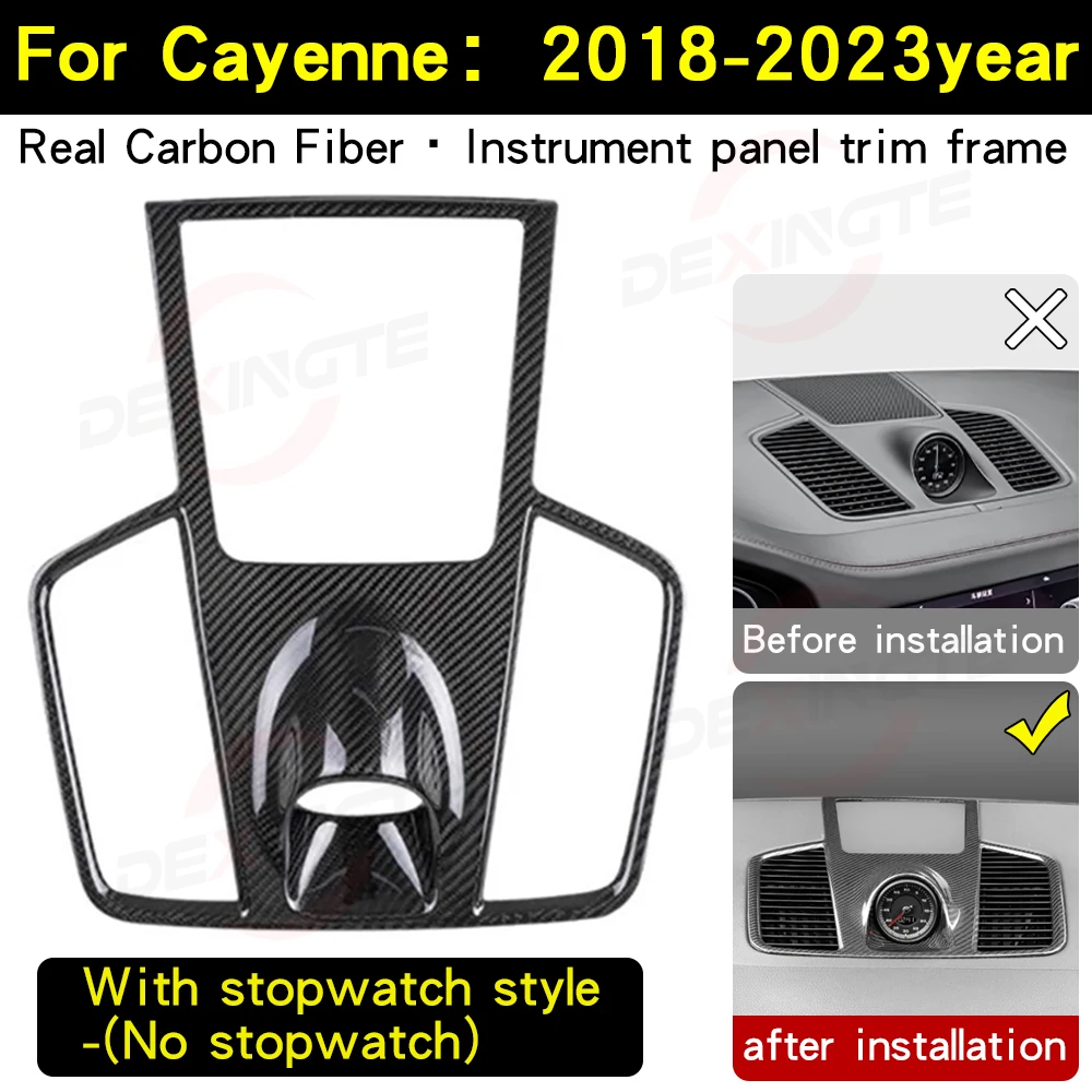 Car Interior Refit Vent Frame Trim For Porsche Cayenne 92A 9YA 2018-2023Carbon Fiber Dashboard Air Outlet Decorative Bezel Cover
Car Interior Refit Vent Frame Trim For Porsche Cayenne 92A 9YA 2018-2023Carbon Fiber Dashboard Air Outlet Decorative Bezel Cover