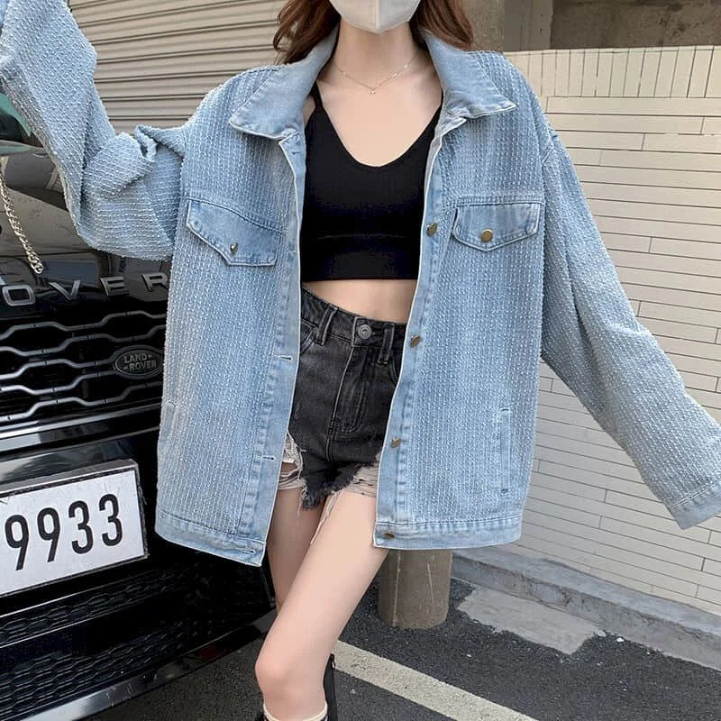 Oversized Denim Jackets Women Loose Casual Streetwear Coats Female Outer Long Sleeve Tops Vintage Women's Jackets Spring 2023
Oversized Denim Jackets Women Loose Casual Streetwear Coats Female Outer Long Sleeve Tops Vintage Women's Jackets Spring 2023