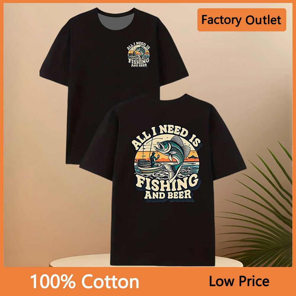 Fishing 3D Printed T-shirt Men's Outdoor Sports Leisure Short Sleeve Tops Summer Simple Comfortable Loose Unisex Cotton Clothes
Fishing 3D Printed T-shirt Men's Outdoor Sports Leisure Short Sleeve Tops Summer Simple Comfortable Loose Unisex Cotton Clothes