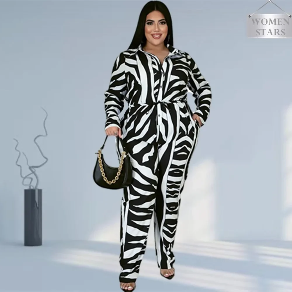 Plus Size Women's Clothing Jumpsuits Rompers Printed Wide Leg Fashion Lace Up XL-5XL Fashion Streetwear Wholesale Dropshipping
Plus Size Women's Clothing Jumpsuits Rompers Printed Wide Leg Fashion Lace Up XL-5XL Fashion Streetwear Wholesale Dropshipping