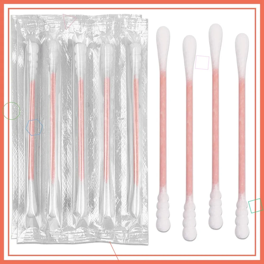 400 Pack Individually Wrapped Cotton Swabs, Double Tipped Paper Sticks for Ear & Makeup
400 Pack Individually Wrapped Cotton Swabs, Double Tipped Paper Sticks for Ear & Makeup