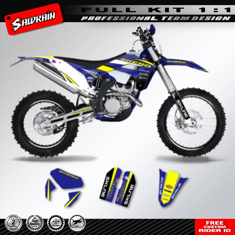 Sawrain Custom Graphics Decals Kit For SHERCO SE SEF 2017 2018 2019 2020 003
Sawrain Custom Graphics Decals Kit For SHERCO SE SEF 2017 2018 2019 2020 003