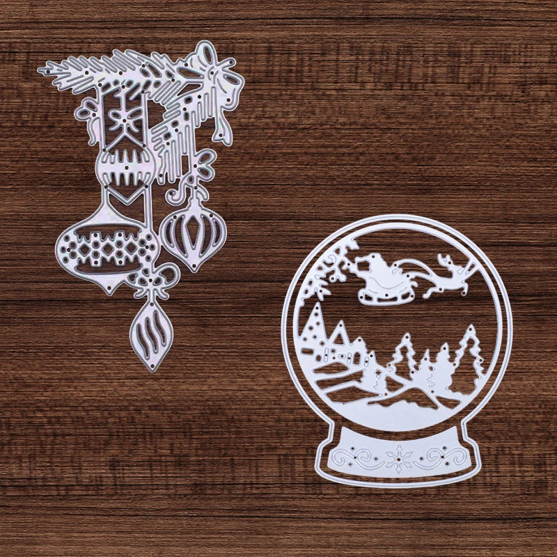 Exquisite Decorative Christmas Stickers, Crystal Ball Snowflake, Qitai Metal Cutting Die, Scrapcard, DIY Embossing Crafts, 2Pcs
Exquisite Decorative Christmas Stickers, Crystal Ball Snowflake, Qitai Metal Cutting Die, Scrapcard, DIY Embossing Crafts, 2Pcs