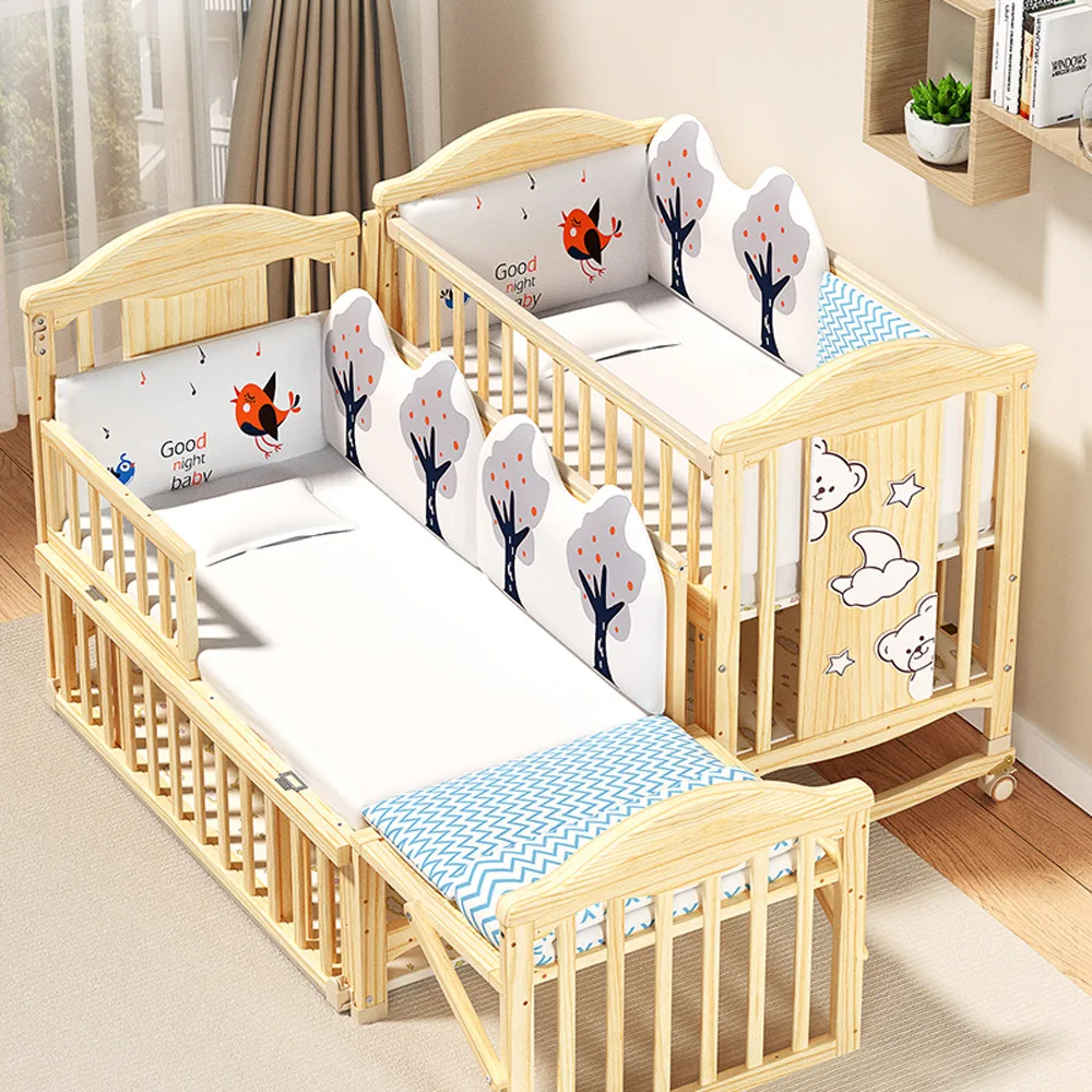 High Quality 4 in 1 Multifunctional Pine Wood Material Baby Bed Convertible Baby Cot Pine Wood Crib
High Quality 4 in 1 Multifunctional Pine Wood Material Baby Bed Convertible Baby Cot Pine Wood Crib