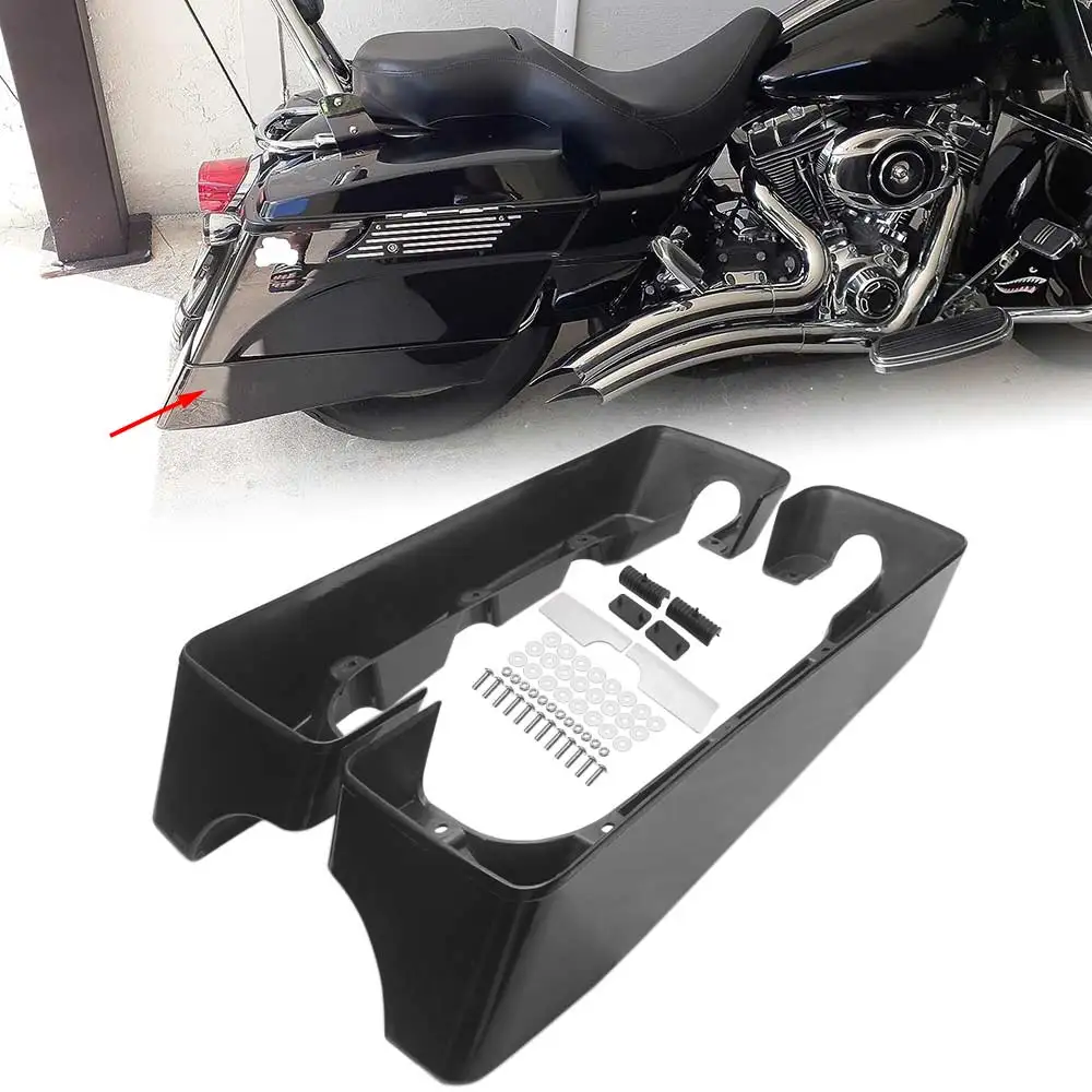 Motorcycle Stretched Hard SaddleBag Extension For Harley Touring Road King Street Electra Glide Ultra FLHR FLHT 1994-2013
Motorcycle Stretched Hard SaddleBag Extension For Harley Touring Road King Street Electra Glide Ultra FLHR FLHT 1994-2013