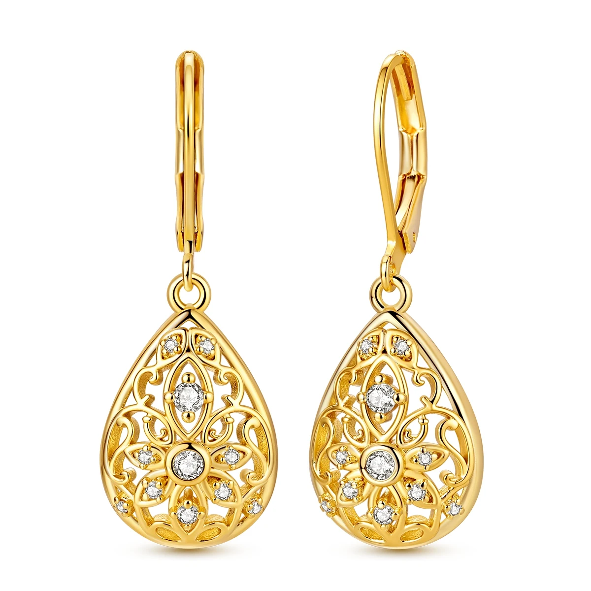 Original 925 Sterling Silver Golden Drop Earring Teardrop Shape Vine Earring For Woman Fine Jewelry
Original 925 Sterling Silver Golden Drop Earring Teardrop Shape Vine Earring For Woman Fine Jewelry