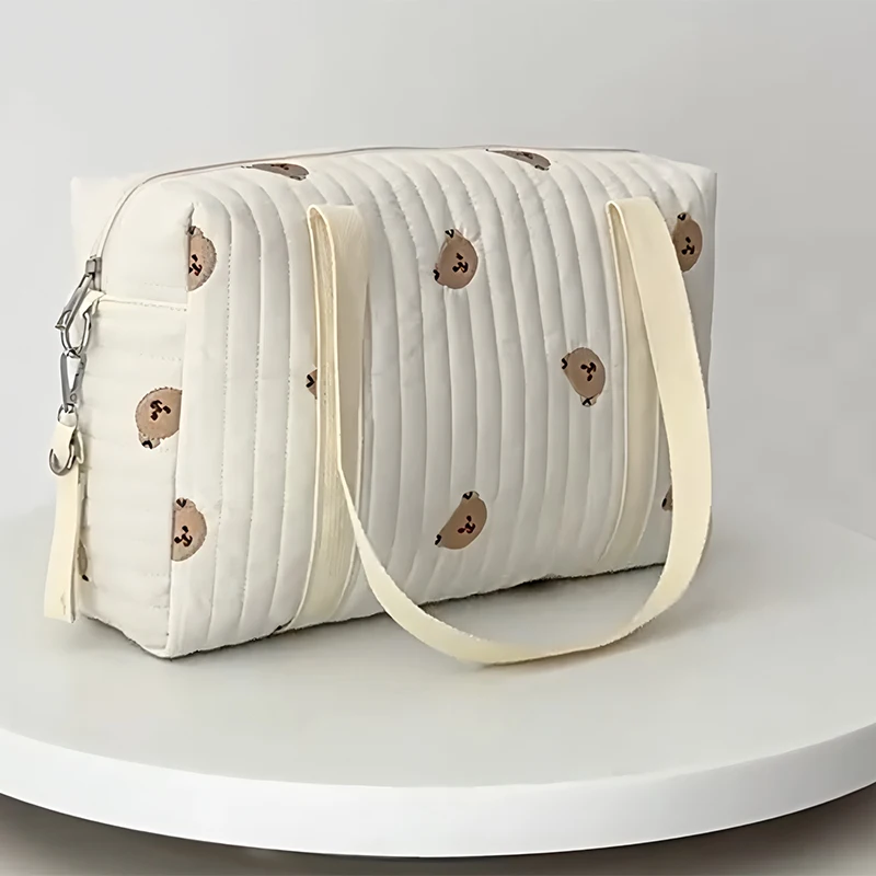 Embroidered Bear Mom Bag Storage Bag Large Capacity Mommy Travel Bag Fashion Multi-functional Handbag Lightweight Diagonal
Embroidered Bear Mom Bag Storage Bag Large Capacity Mommy Travel Bag Fashion Multi-functional Handbag Lightweight Diagonal