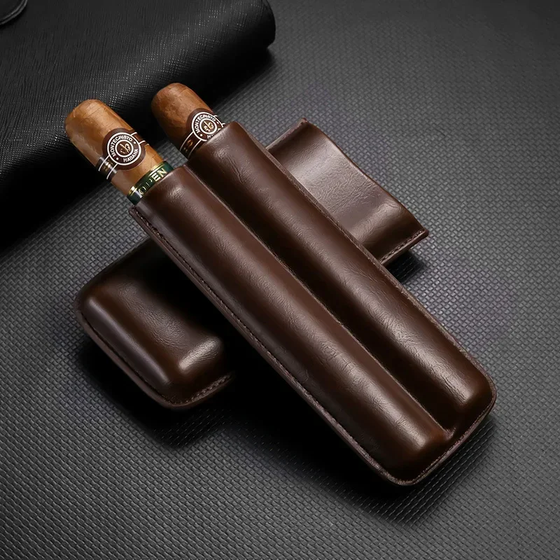 Cigar Case Travel Portable Leather Case Humidor Humidor Case 2 Pieces Smoke Accesoires Mainland China
Cigar Case Travel Portable Leather Case Humidor Humidor Case 2 Pieces Smoke Accesoires Mainland China