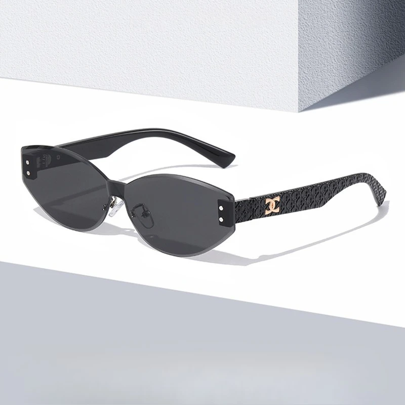 Trending Cat Eye One-piece Frameless Sunglasses Men Fashion Versatile Matching Sun Glasses Women Casual Driving Eyewear
Trending Cat Eye One-piece Frameless Sunglasses Men Fashion Versatile Matching Sun Glasses Women Casual Driving Eyewear