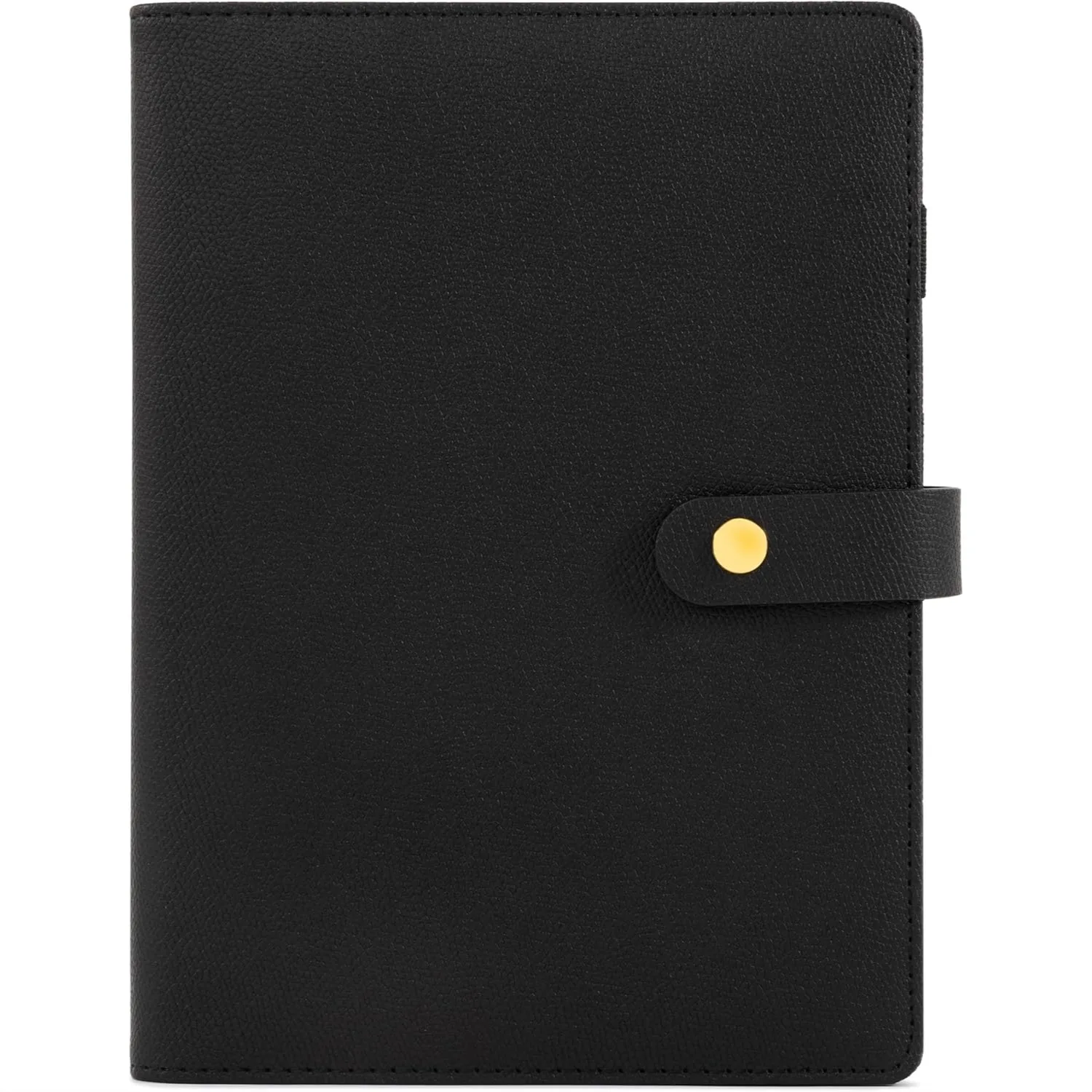 A5 Binder with 6 Golden Rings - Refillable Planner with Pockets, 115-Sheet Capacity, Portable PU Leather Notebook for Cards and
A5 Binder with 6 Golden Rings - Refillable Planner with Pockets, 115-Sheet Capacity, Portable PU Leather Notebook for Cards and