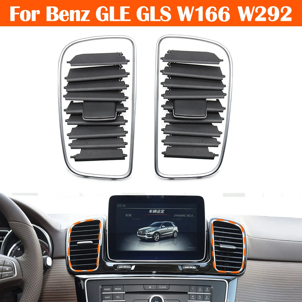 Dashboard Central Conditioner Air Vent Grille Chrome Plating Frame Trim Repair Kit For Mercedes Benz GLE GLS Class W166 W292
Dashboard Central Conditioner Air Vent Grille Chrome Plating Frame Trim Repair Kit For Mercedes Benz GLE GLS Class W166 W292
