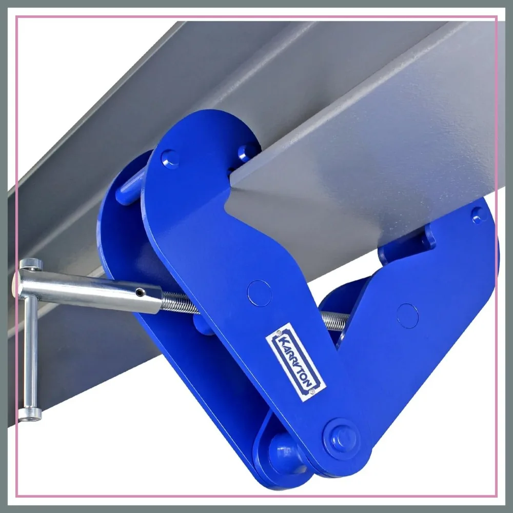 6600LB/3Ton Beam Clamp for Lifting & Rigging, 3.1-12.6Inch Flange, Heavy-Duty I-Beam Clamp with Hoist for Construction & Garage
6600LB/3Ton Beam Clamp for Lifting & Rigging, 3.1-12.6Inch Flange, Heavy-Duty I-Beam Clamp with Hoist for Construction & Garage