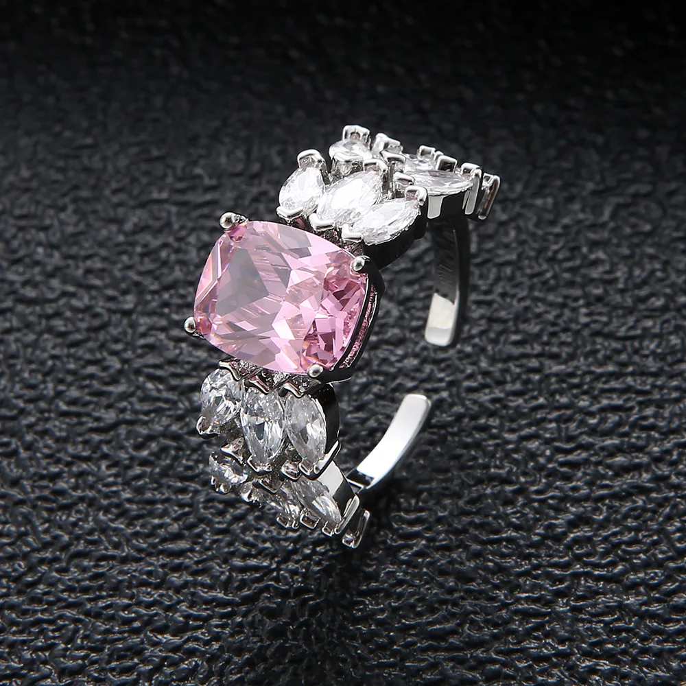 HIBRIDE Shiny Opne Size Purple Pink CZ Stone Heart Shape Love Engagement Rings for Women Bridal Jewelry Gifts R-302
HIBRIDE Shiny Opne Size Purple Pink CZ Stone Heart Shape Love Engagement Rings for Women Bridal Jewelry Gifts R-302