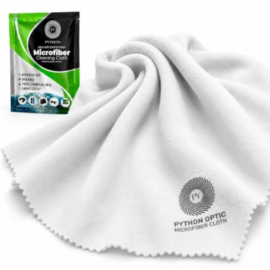 Large Microfiber Lens Cleaning Cloth 12x16 in - Scratch-Free Screen Cloth for OLED TVs, Monitors, Cameras, Eyeglasses, Watches
Large Microfiber Lens Cleaning Cloth 12x16 in - Scratch-Free Screen Cloth for OLED TVs, Monitors, Cameras, Eyeglasses, Watches