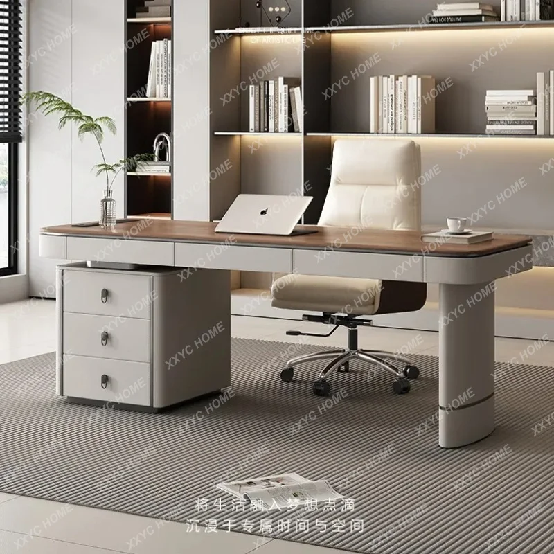 Solid wood desk minimalist study computer desk high-end home modern minimalist light luxury desk
Solid wood desk minimalist study computer desk high-end home modern minimalist light luxury desk