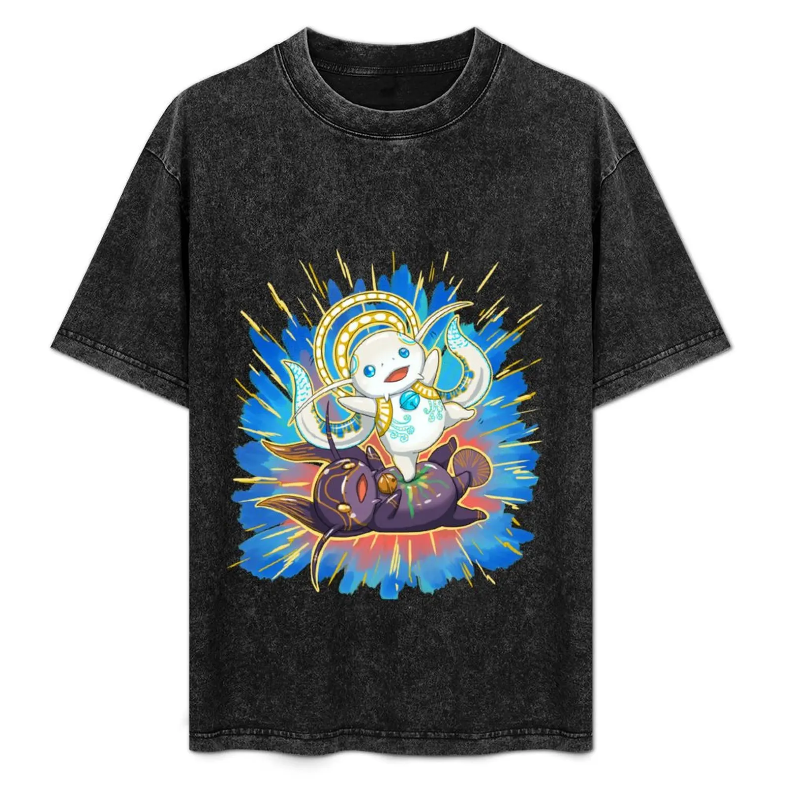 Gyodaelyn Kick! T-Shirt Abstract Pattern Print Top
Gyodaelyn Kick! T-Shirt Abstract Pattern Print Top