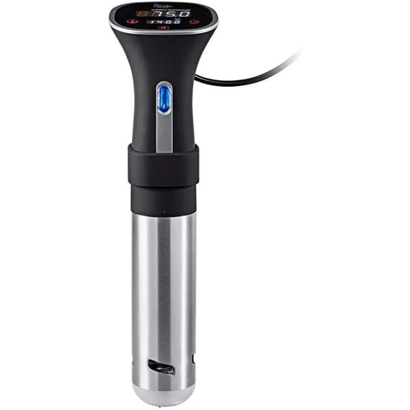 Sous Vide Immersion Cooker 800W - With Adjustable Clamp And Digital LED Touch Screen, Easy To Clean, Black and Silver
Sous Vide Immersion Cooker 800W - With Adjustable Clamp And Digital LED Touch Screen, Easy To Clean, Black and Silver
