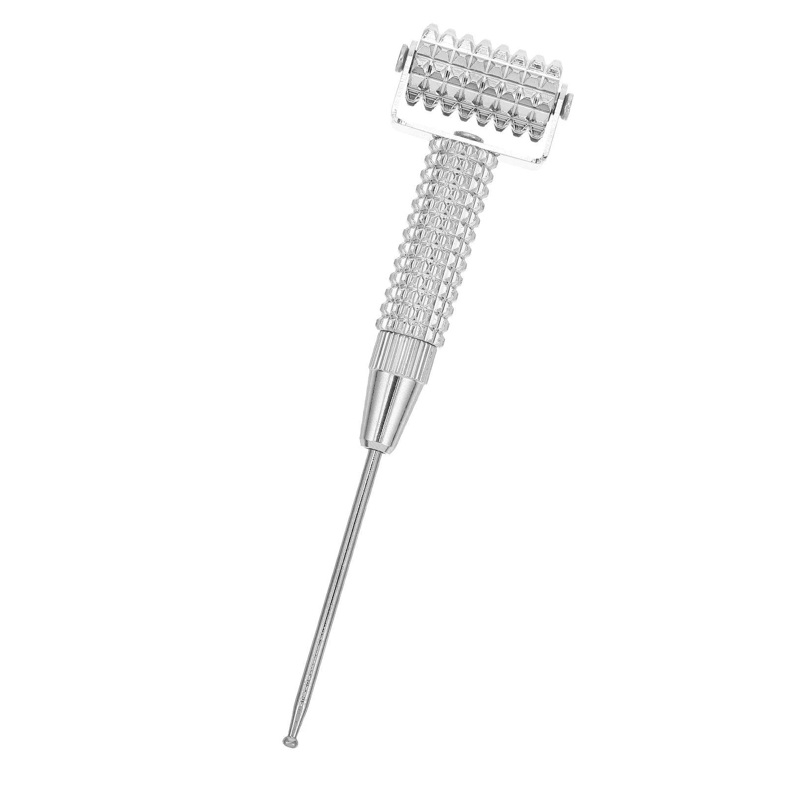 Copper Spring Needle Roller Ear Massage Acupuncture Probe Silver with Flexible Small Head Acupoint Detection Pen Massager
Copper Spring Needle Roller Ear Massage Acupuncture Probe Silver with Flexible Small Head Acupoint Detection Pen Massager