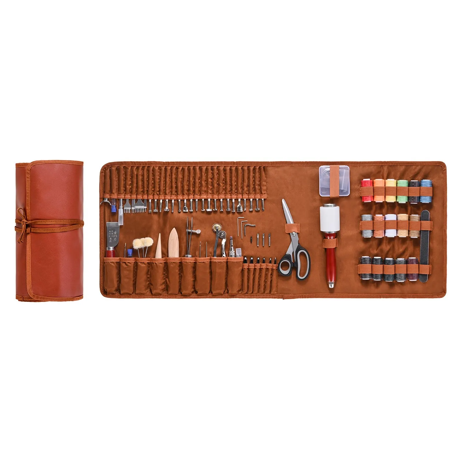 Leather Working Tools Kit, 92 PCS Leather Craft Tools With Portable Leather Storage Bag, Engraving Punching Sewing Stamping Sanding Tools, Ideal For Beginners DIY Enthusiasts And Professionals
Leather Working Tools Kit, 92 PCS Leather Craft Tools With Portable Leather Storage Bag, Engraving Punching Sewing Stamping Sanding Tools, Ideal For Beginners DIY Enthusiasts And Professionals