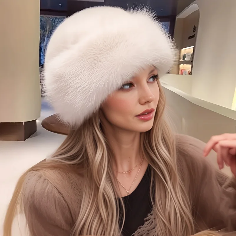 1 шт. Роскошная осенне-зимняя женская теплая шапка из плюша и искусственного меха, модный дизайн, подарок на Рождество, Новый год, День рождения для сестры, толстая
1 шт. Роскошная осенне-зимняя женская теплая шапка из плюша и искусственного меха, модный дизайн, подарок на Рождество, Новый год, День рождения для сестры, толстая