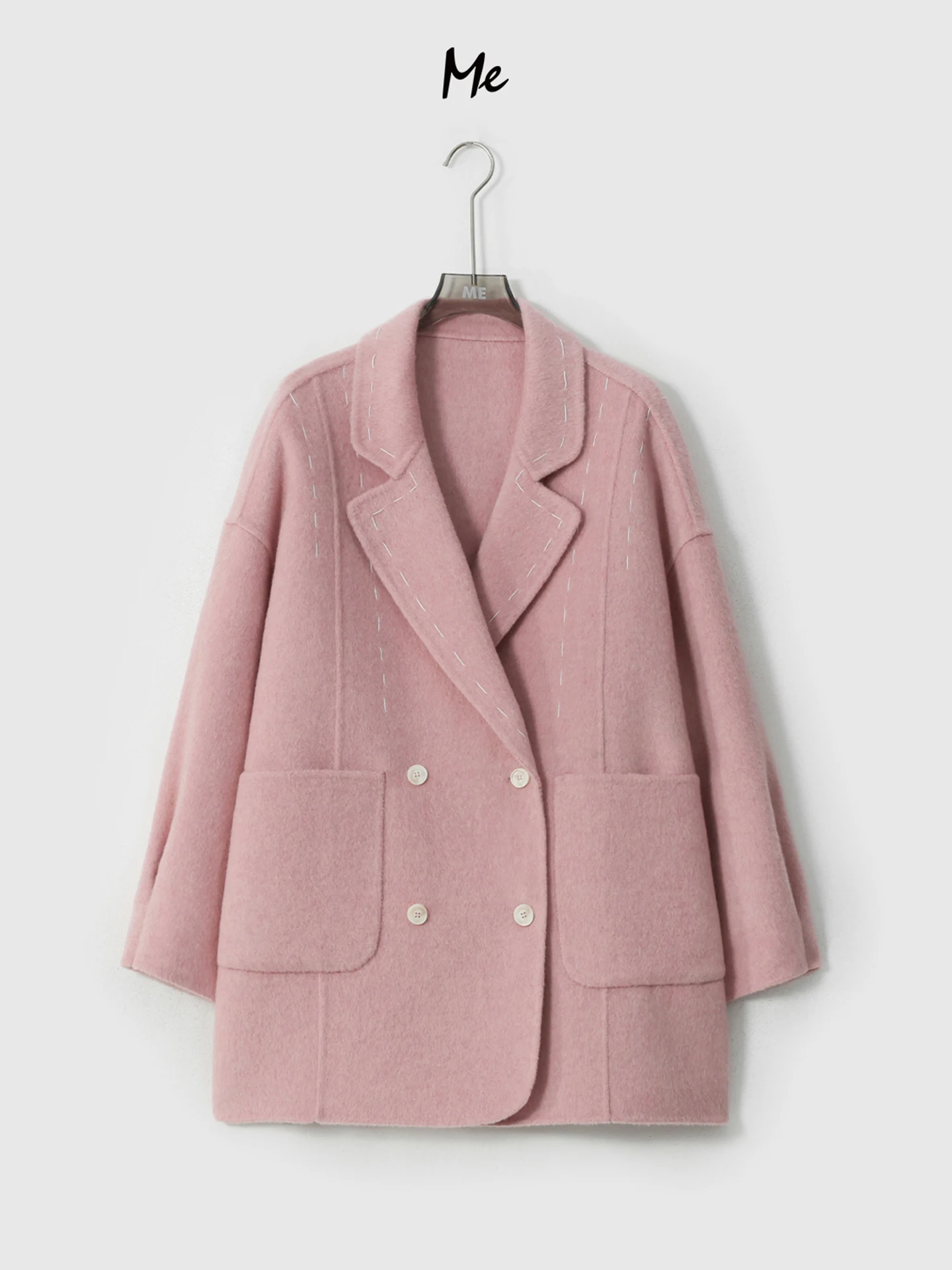 Двустороннее длинное пальто Camere Silk ME【Sweet Poered Madeleine】North Latitude 385, шерстяной твид ручной работы
Двустороннее длинное пальто Camere Silk ME【Sweet Poered Madeleine】North Latitude 385, шерстяной твид ручной работы