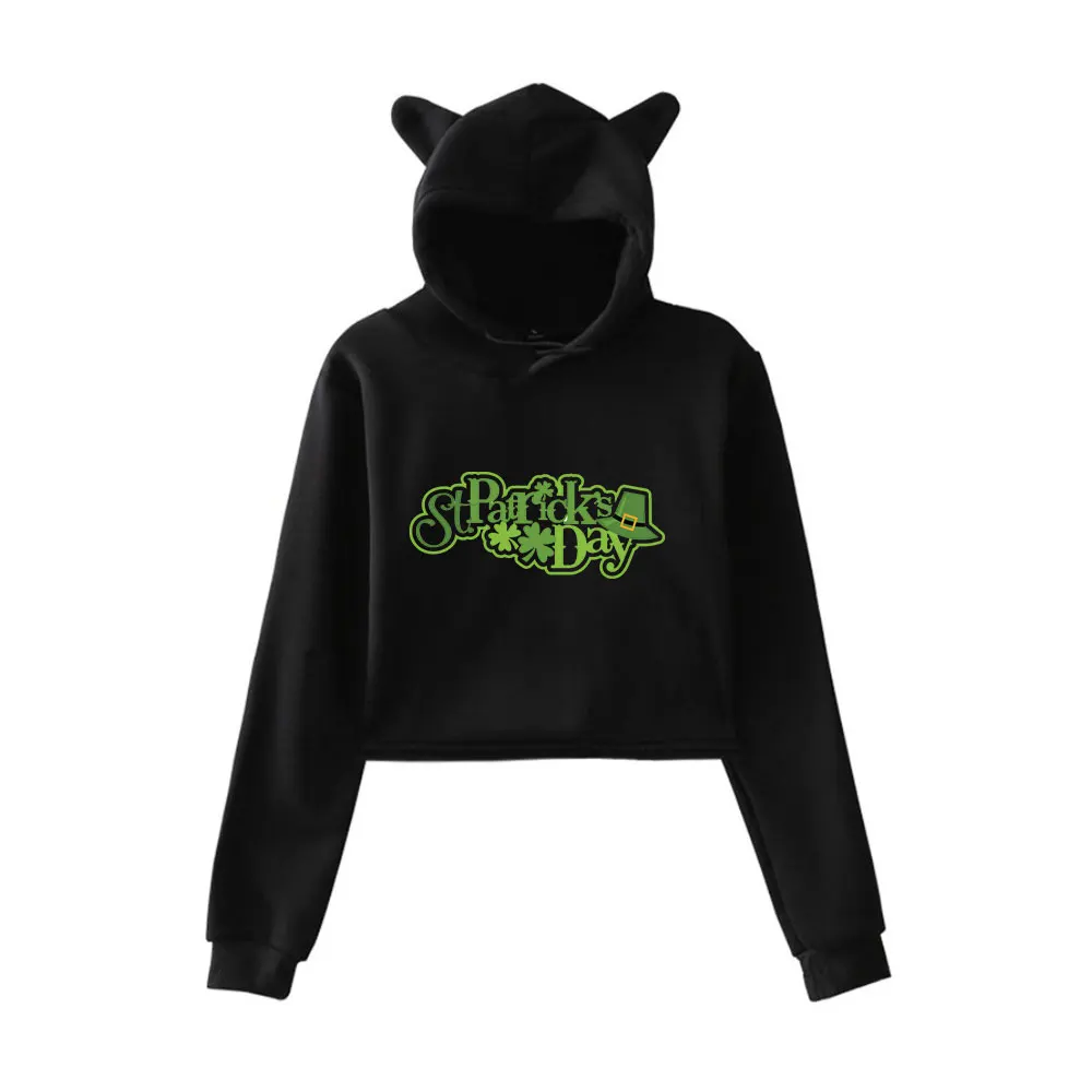 St.Patrick's Day Cat Ear Hoodie Long-Sleeved Pullover Man/Woman Hoodie Casual Sweatshirt Unique Tops Streetwear Hoodie
St.Patrick's Day Cat Ear Hoodie Long-Sleeved Pullover Man/Woman Hoodie Casual Sweatshirt Unique Tops Streetwear Hoodie