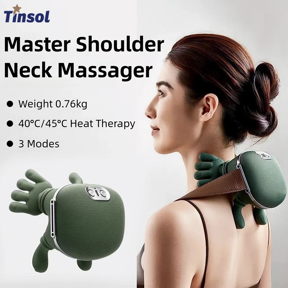TINSOL 2026 Новый беспроводной массажер для шеи, имитирующий массаж руками, для снятия боли в шее/плечах, массажный плед
TINSOL 2026 Новый беспроводной массажер для шеи, имитирующий массаж руками, для снятия боли в шее/плечах, массажный плед