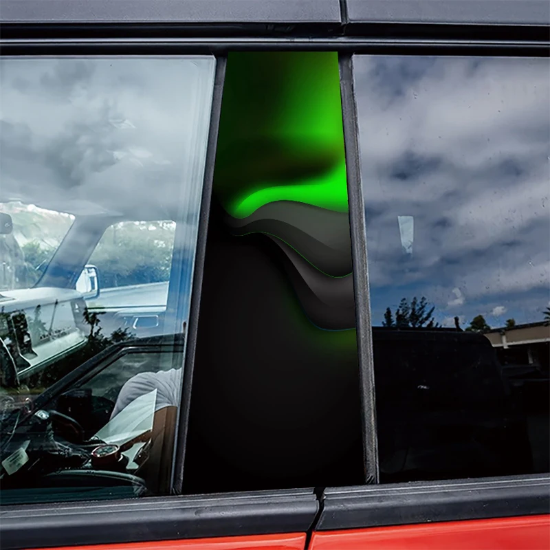 2 pieces of automotive center pillar stickers Neon Wave Protective film, scratch-resistant stickers
2 pieces of automotive center pillar stickers Neon Wave Protective film, scratch-resistant stickers