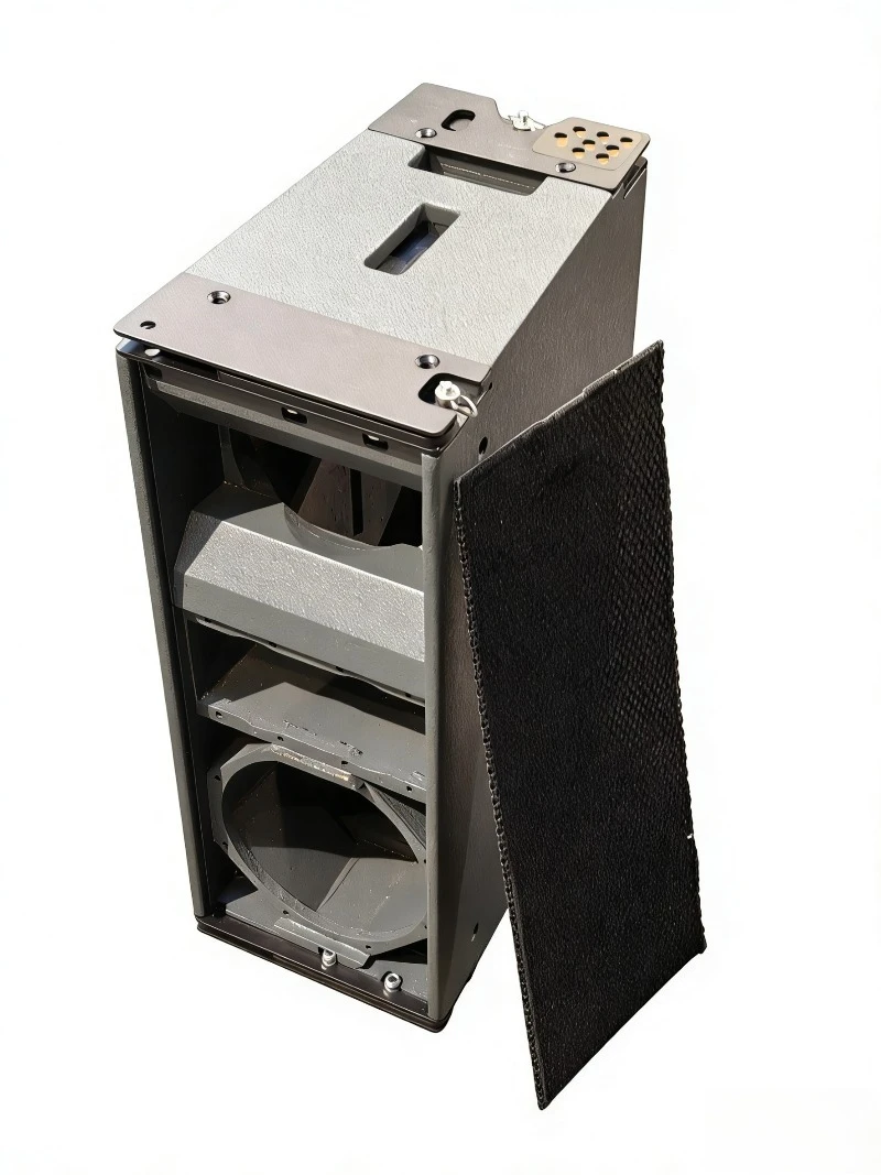 Single 8 Inch Emtpy Line Array Cabinet, W8lm with Speaker Grill and Riggings on Without Speaker Drivers In
Single 8 Inch Emtpy Line Array Cabinet, W8lm with Speaker Grill and Riggings on Without Speaker Drivers In