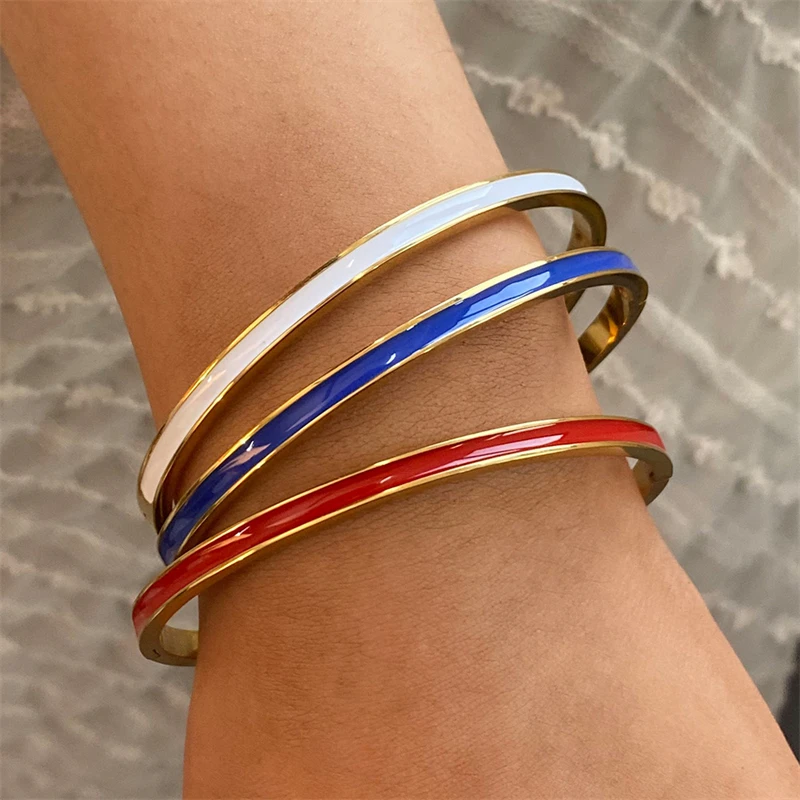 Personalized Jewelry Accessories Stainless Steel Drip Oil Buckle Bracelet for Women Ins Style Stainless Steel Bracelet
Personalized Jewelry Accessories Stainless Steel Drip Oil Buckle Bracelet for Women Ins Style Stainless Steel Bracelet