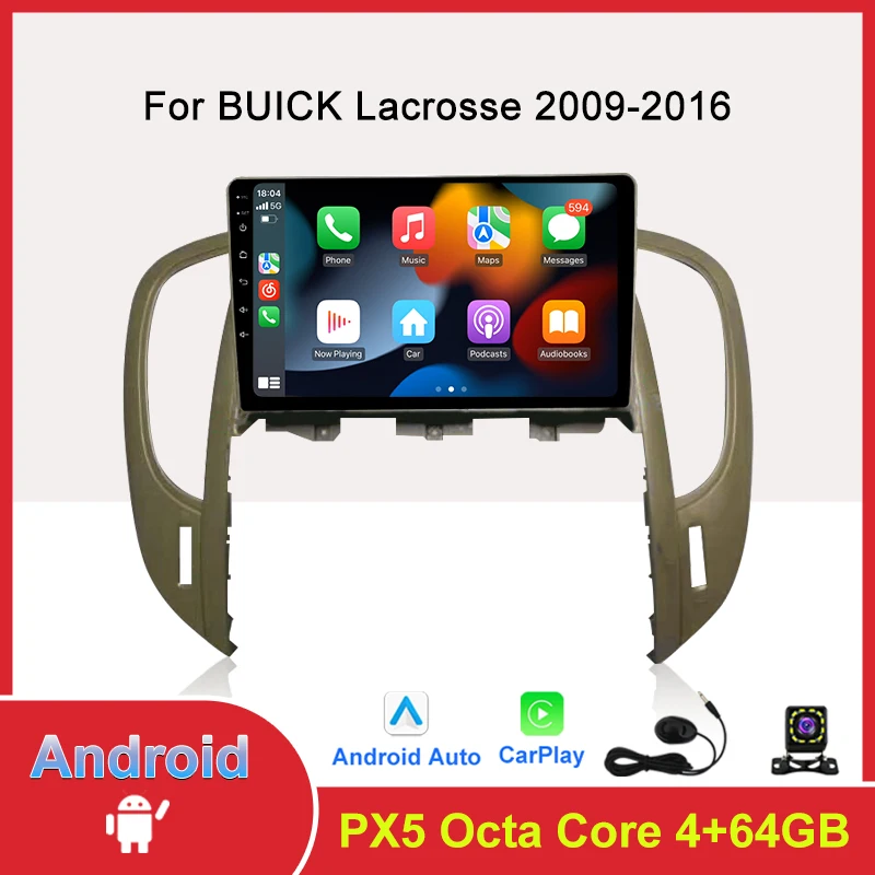 9 Inch Car Radio for Buick Lacrosse 2009-2016 GPS Navigation Multimedia Player 4G WIFI Wireless Carplay Android Auto Headunit
9 Inch Car Radio for Buick Lacrosse 2009-2016 GPS Navigation Multimedia Player 4G WIFI Wireless Carplay Android Auto Headunit