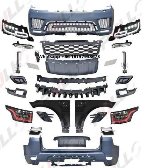Popular Car Body Kit for RANGE ROVER Sport 2013-2017 Upgrade to 2018-2020 OEM Model with Front Rear Bumper with Auto Lamps
Popular Car Body Kit for RANGE ROVER Sport 2013-2017 Upgrade to 2018-2020 OEM Model with Front Rear Bumper with Auto Lamps