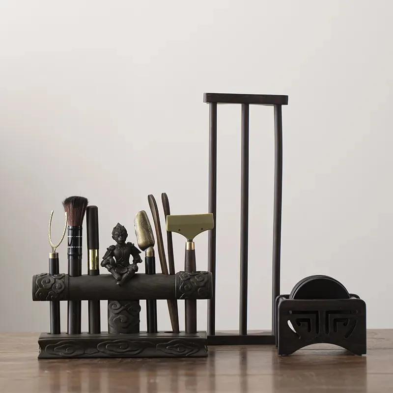 Подставка для хранения аксессуаров для чайной церемонии, зажим для чая, нож для чая, аксессуары для приготовления чая, принадлежности для чайной церемонии Кунг-фу, держатель для чайных чашек, инструменты ZI326
Подставка для хранения аксессуаров для чайной церемонии, зажим для чая, нож для чая, аксессуары для приготовления чая, принадлежности для чайной церемонии Кунг-фу, держатель для чайных чашек, инструменты ZI326