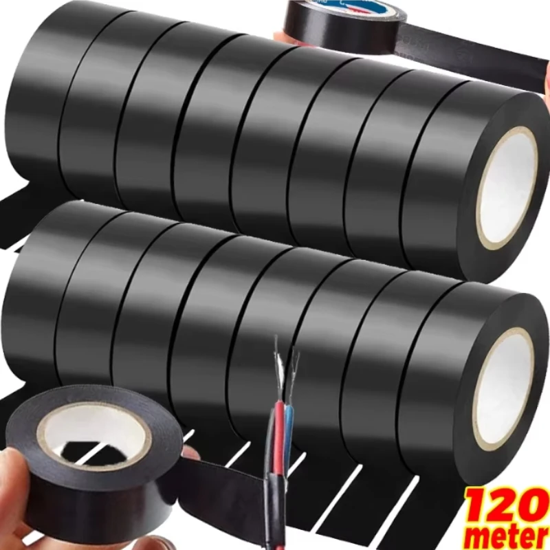 5pcs Electrician tape PVC insulated flame-retardant black tape High-voltage waterproof self-adhesive electrical tape
5pcs Electrician tape PVC insulated flame-retardant black tape High-voltage waterproof self-adhesive electrical tape